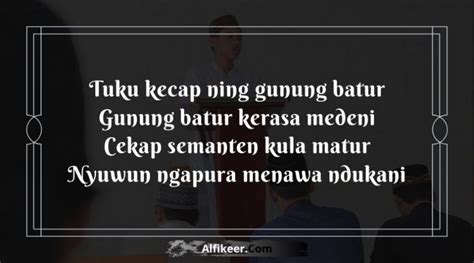 Pantun Penutup Acara Bahasa Jawa ( Kumpulan Contoh Terbaik )