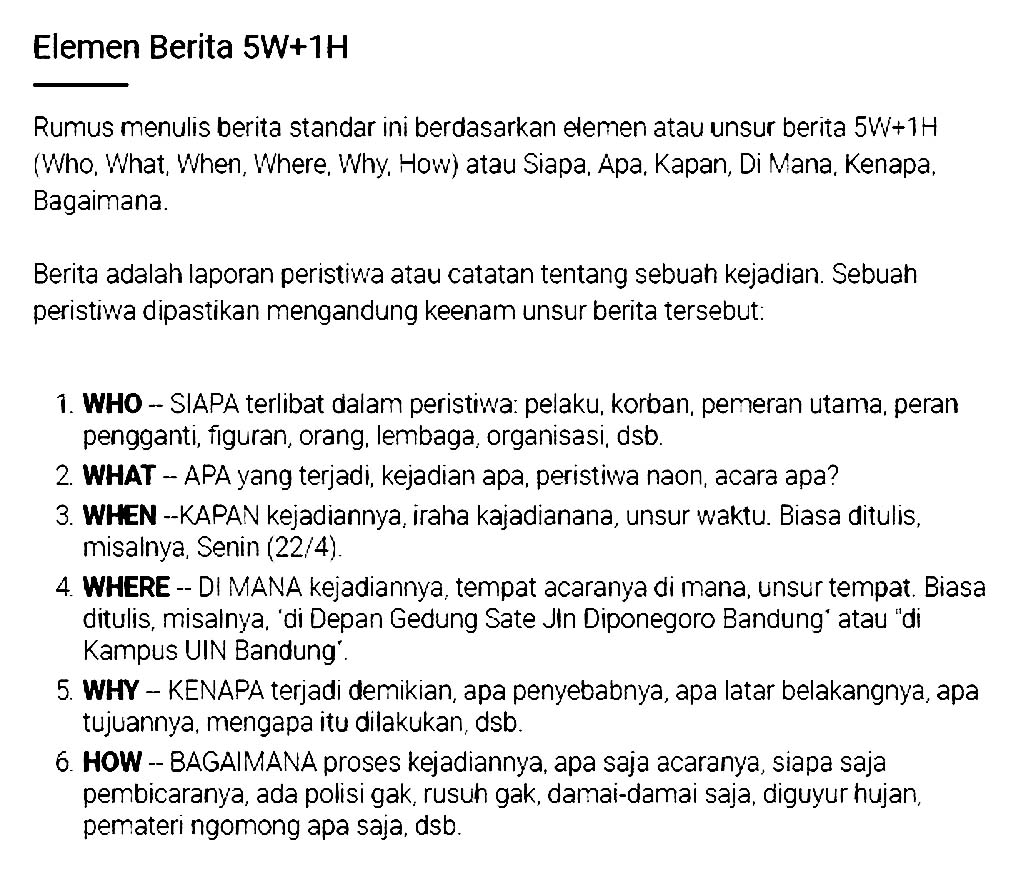 Contoh Teks Berita Tentang Menyambut Hari Kemerdekaan 5w 1h