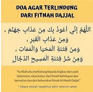 Doa Agar Terhindar Dari Fitnah Dajjal Arab Latin Dan Artinya