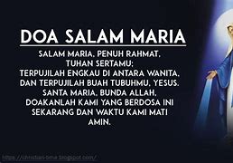 Doa Novena 3 Salam Maria 9 Hari Arab Latin Dan Artinya